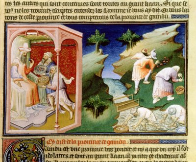 Fishing for Pearls and Gathering Turquoises in the Gaindu Province, from the 